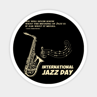 International Jazz Day Magnet